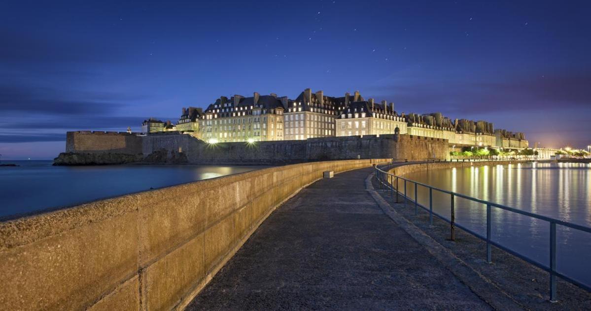 Plage-Sillon-Thalasso-Intra Muros Saint-Malo Exterior photo